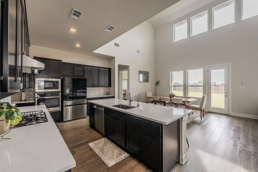 Furnished interior view inside a new home in Sweetgrass, Haslet (Image 13). Furnished interior view inside a new home in Sweetgrass, Haslet (Image 13).