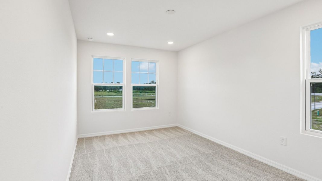 Furnished interior view inside a new home in Twin Oaks, Zephyrhills (Image 39).