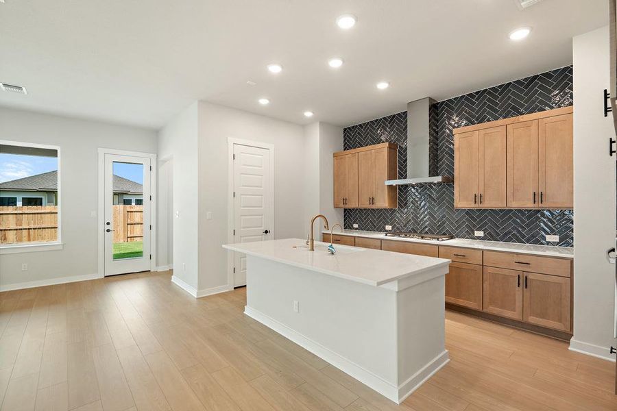 Furnished interior view inside a new home in Lagos Reserve, Manor (Image 12). Furnished interior view inside a new home in Lagos Reserve, Manor (Image 12).
