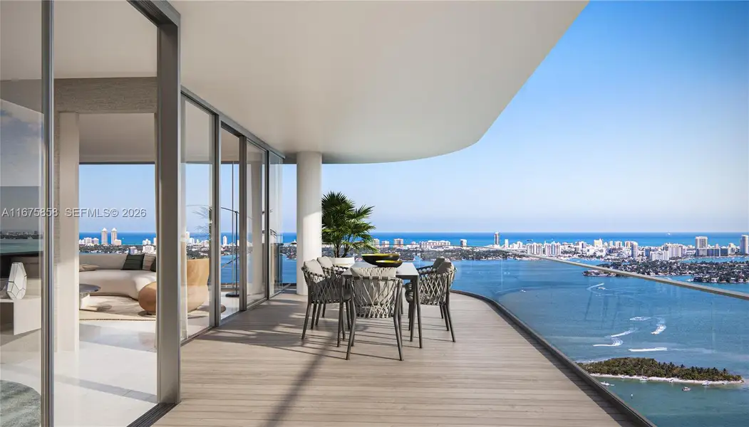 Condo located in Miami, FL showcasing its design and architecture (Image 3).
