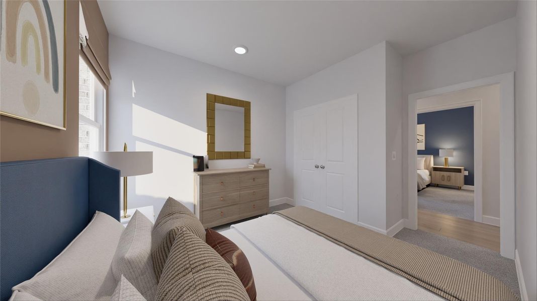 Furnished interior view inside a new home in Oakberry Trails, Waller (Image 19).