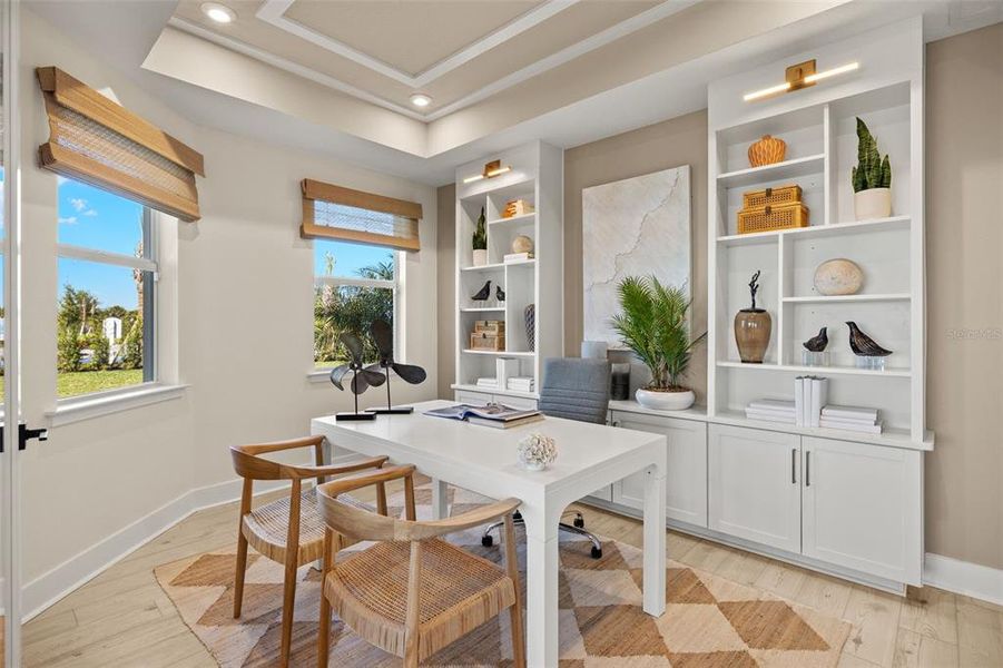 Furnished interior view inside a new home in Wellen Park, Venice (Image 6).