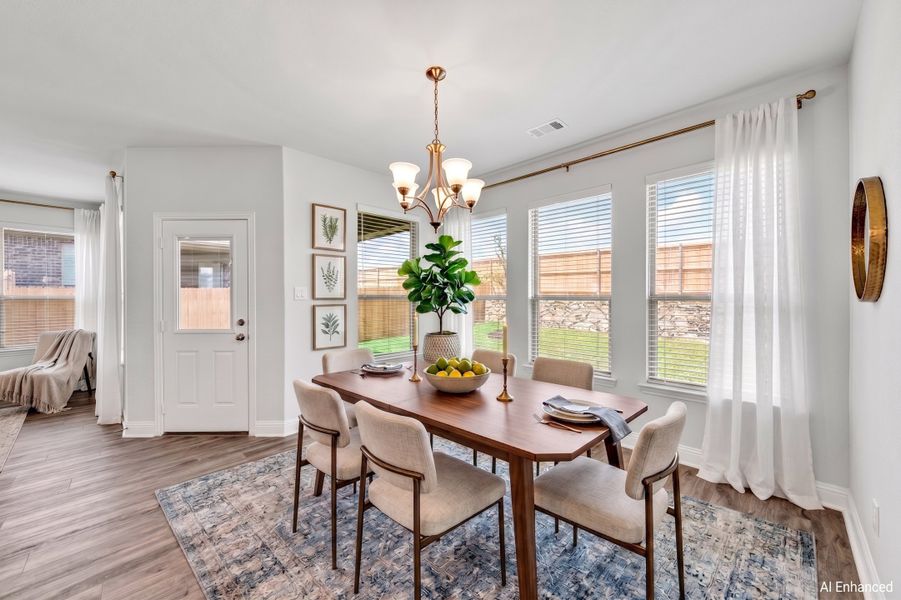 Furnished interior view inside a new home in Summerwood, Red Oak (Image 11). Furnished interior view inside a new home in Summerwood, Red Oak (Image 11).