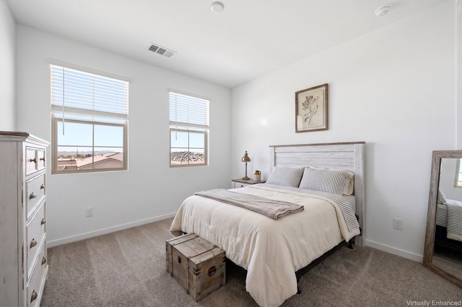 Furnished interior view inside a new home in Montana Vista - Highland, Buckeye (Image 13). Furnished interior view inside a new home in Montana Vista - Highland, Buckeye (Image 13).