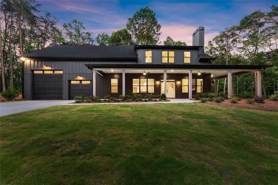 Front exterior of a new home in , Clarkesville, GA, highlighting curb appeal (Image 21).