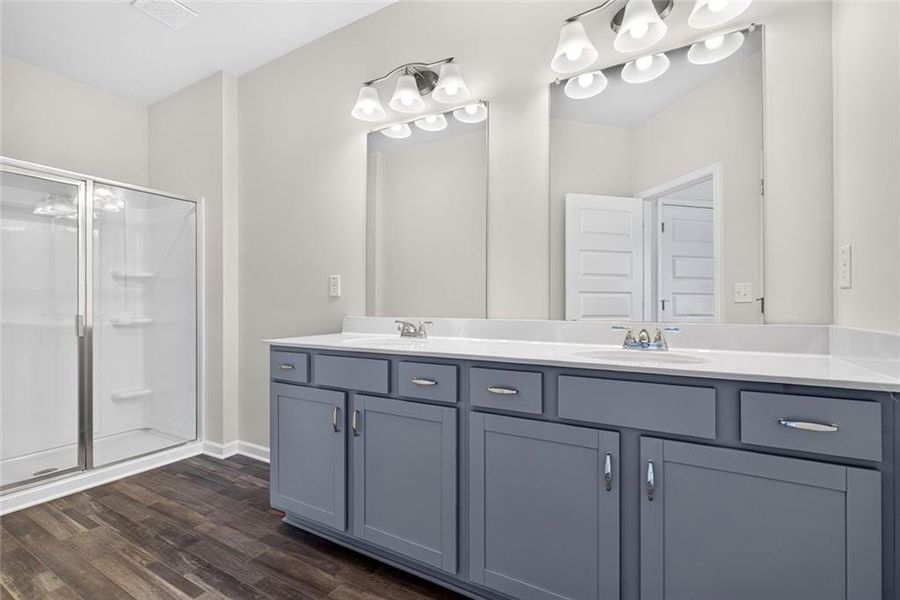 Furnished interior view inside a new home in Fairington, Cartersville (Image 6).
