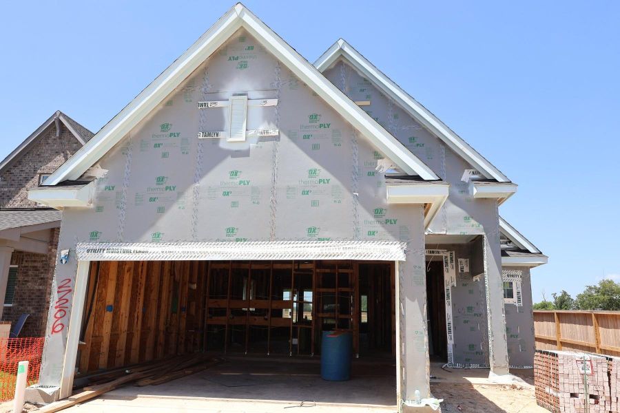 In-progress construction of a new home in The Grand Prairie - Meadow Collection, Hockley, TX (Image 7). In-progress construction of a new home in The Grand Prairie - Meadow Collection, Hockley, TX (Image 7).