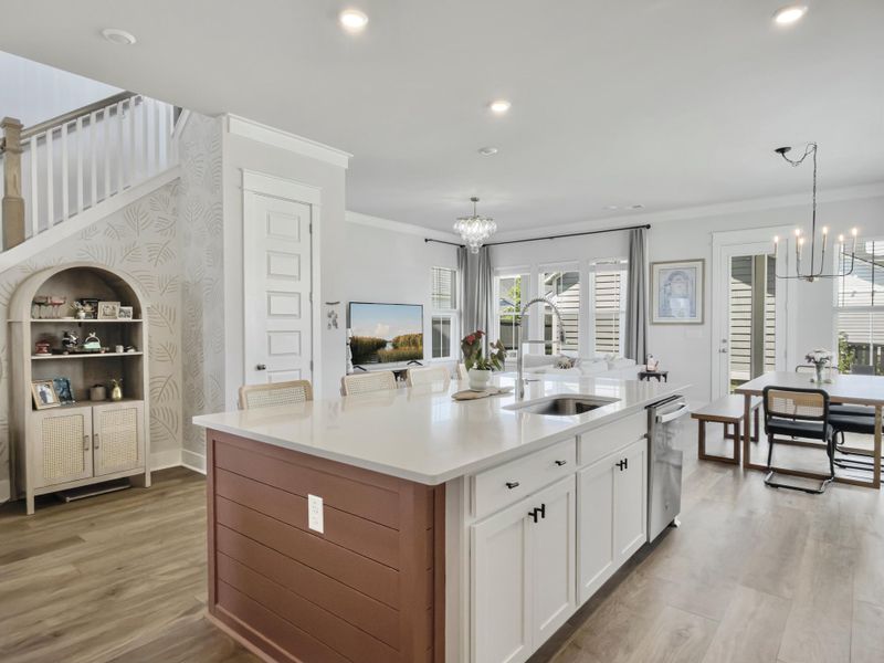 Furnished interior view inside a new home in Carnes Crossroads, Summerville (Image 13). Furnished interior view inside a new home in Carnes Crossroads, Summerville (Image 13).