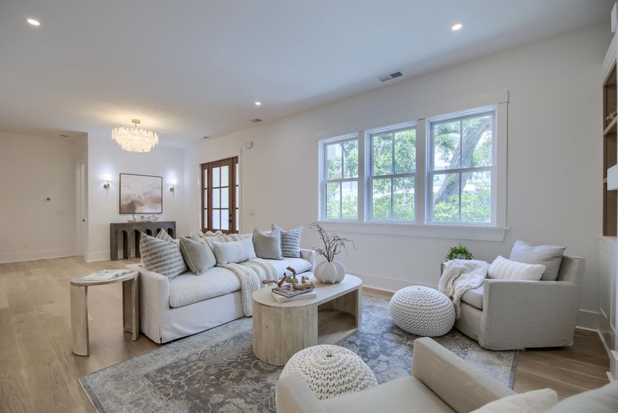 Furnished interior view inside a new home in , Mount Pleasant (Image 17).