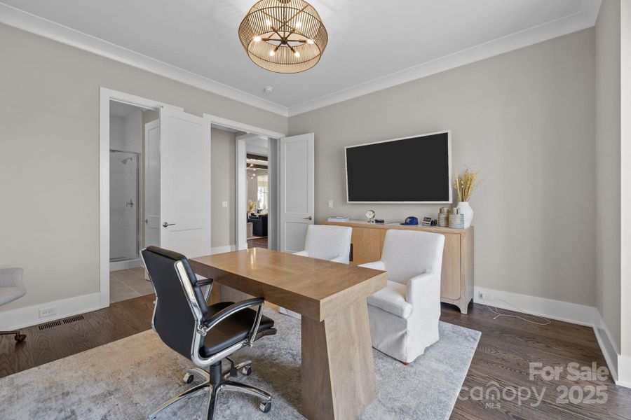 Furnished interior view inside a new home in Broadmoor at Marvin, Marvin (Image 8). Furnished interior view inside a new home in Broadmoor at Marvin, Marvin (Image 8).