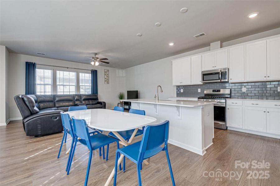 Furnished interior view inside a new home in , Charlotte (Image 14). Furnished interior view inside a new home in , Charlotte (Image 14).