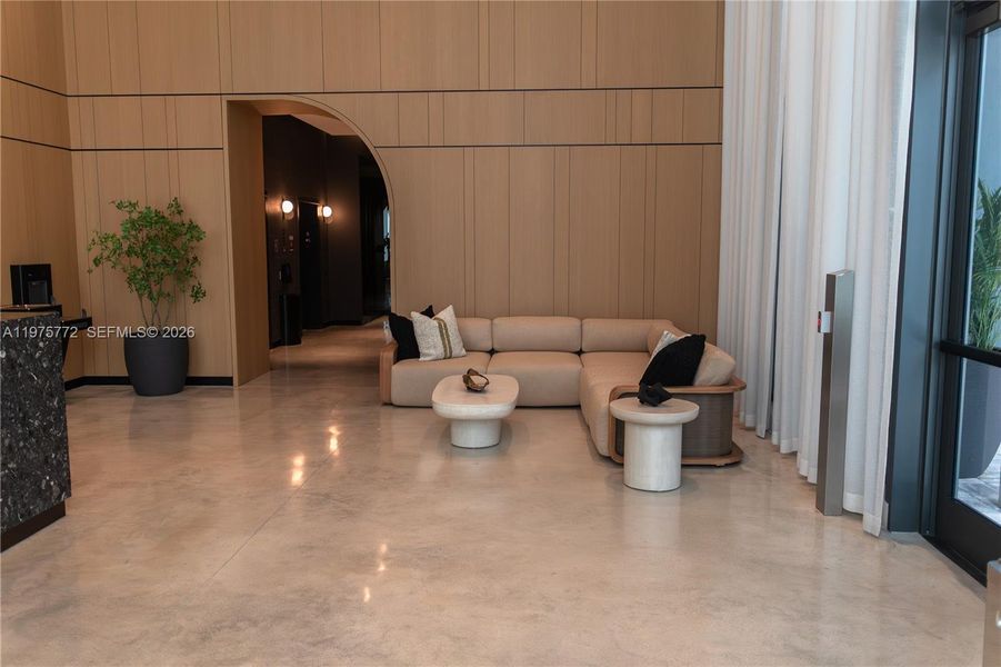 Furnished interior view inside a new home in , Miami (Image 17).