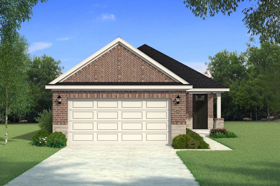 The Hamilton - Hill Country 2 Elevation