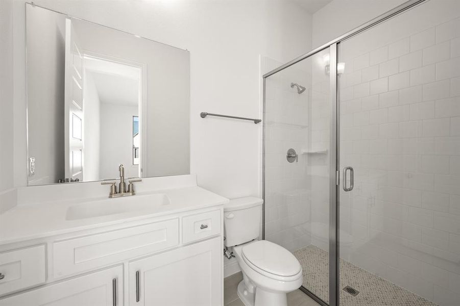 Furnished interior view inside a new home in Rockwood 90', Mansfield (Image 17).