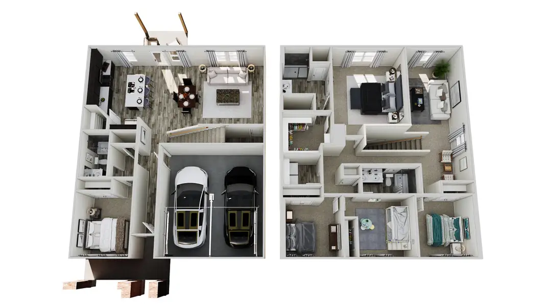 2D floor plan layout for the The McCoy (860) by Meritage Homes in MorningStar - Reserve Collection, Georgetown, TX (Image 4). 2D floor plan layout for the The McCoy (860) by Meritage Homes in MorningStar - Reserve Collection, Georgetown, TX (Image 4).