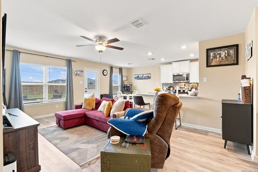 Furnished interior view inside a new home in Rosewood Estates, Lytle (Image 13).