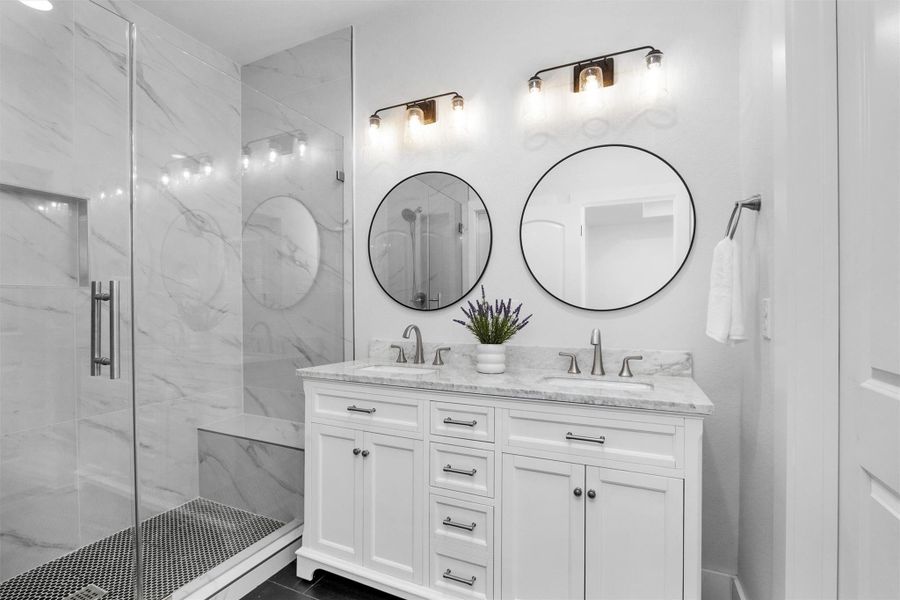 Furnished interior view inside a new home in , Houston (Image 11).