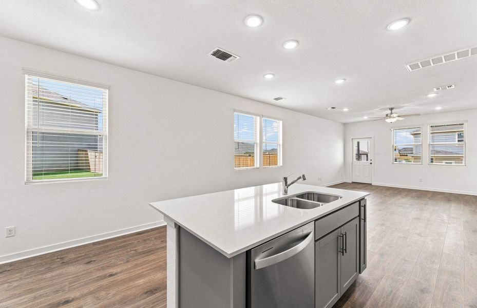 Furnished interior view inside a new home in Sonterra, Jarrell (Image 10).