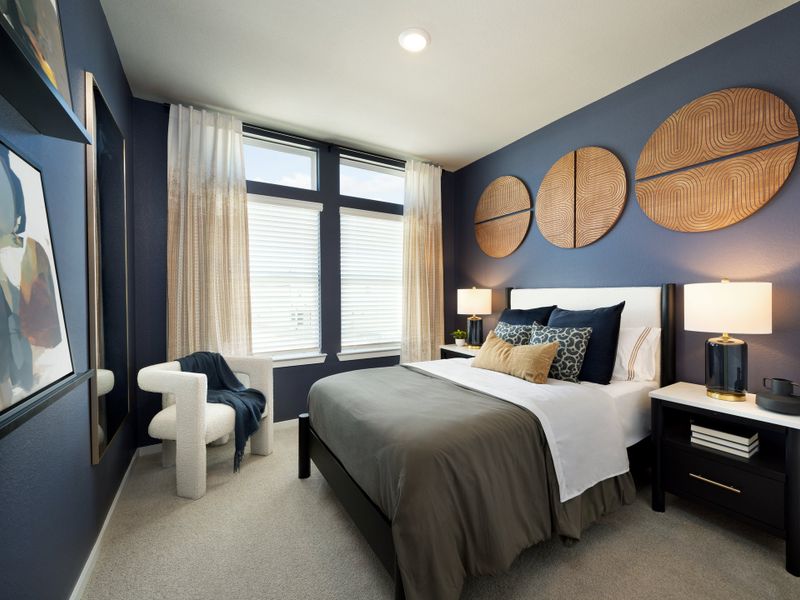 Furnished interior view inside a new home in Pinewood Trails - City Series, Atascocita (Image 11).