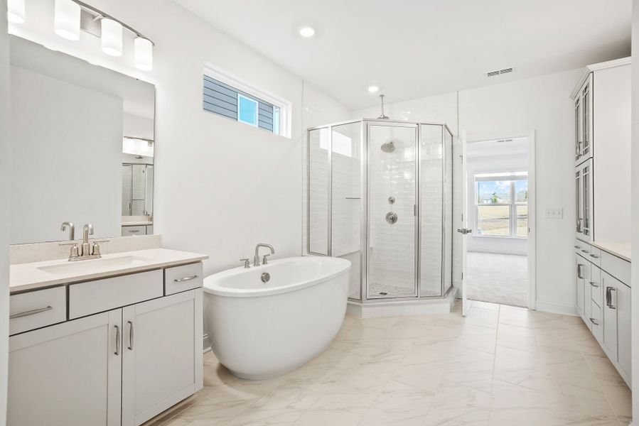 Furnished interior view inside a new home in Forest Creek, Waxhaw (Image 34).
