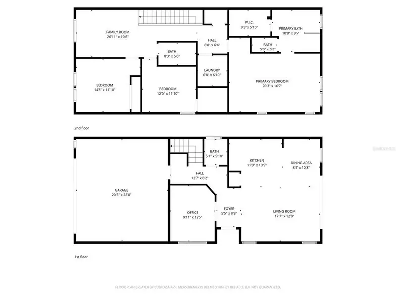 2D floor plan layout of this home in , Land O' Lakes, FL (Image 5).