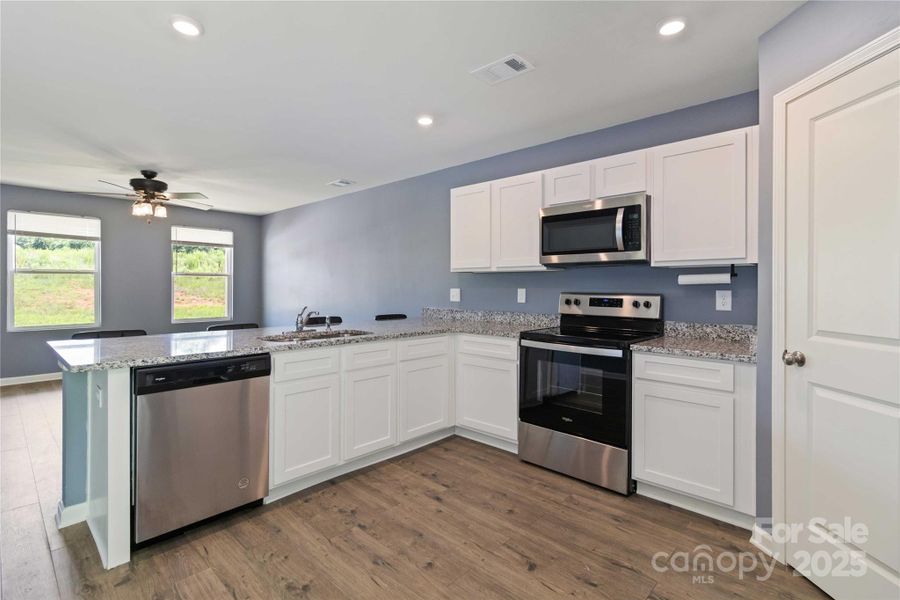 Furnished interior view inside a new home in , Cowpens (Image 7).