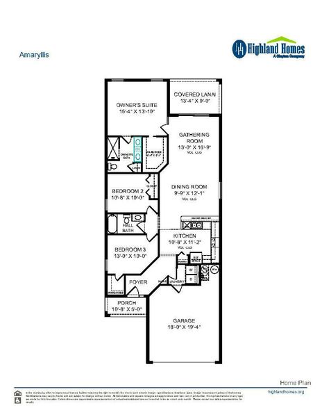 Amaryllis - Home Layout