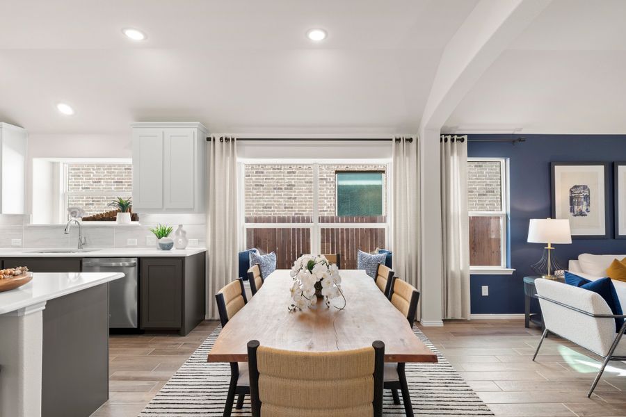 Representative furnished interior of a home built from the Concept 2065 by Risewell Homes in Summer Crest, Fort Worth (Image 12).
