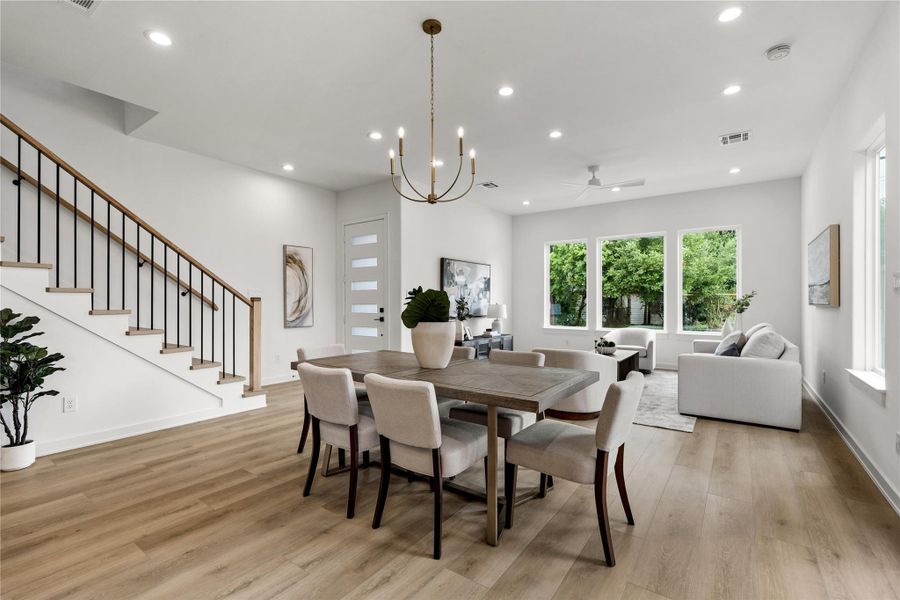 Furnished interior view inside a new home in , Houston (Image 4).