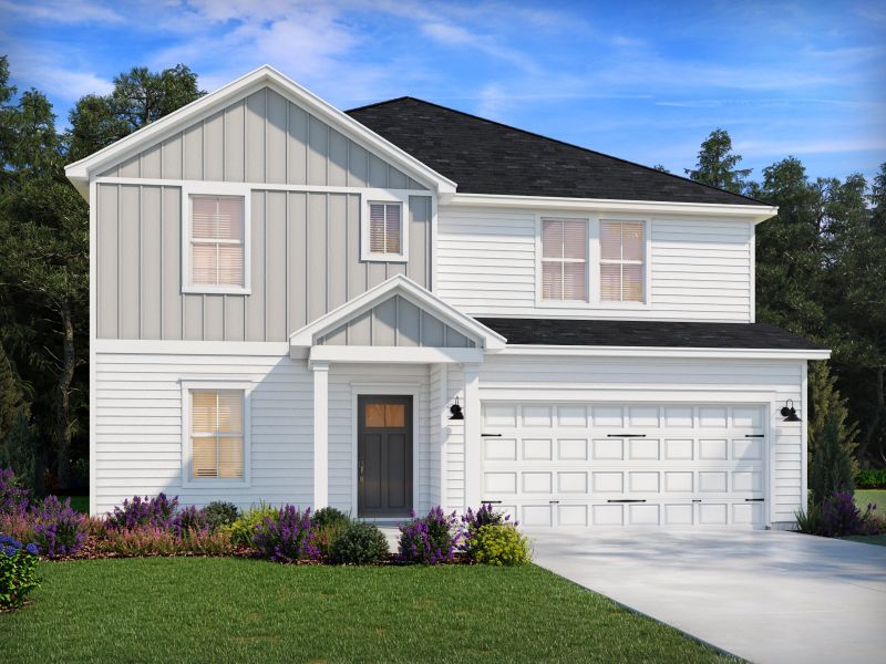 Representative exterior photo of a completed home built from the Sherwood by Meritage Homes in Briarcreek - Legacy Series, Cane Ridge, TN (Image 16).