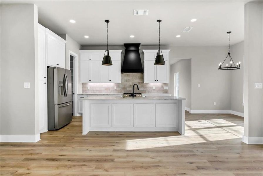 Furnished interior view inside a new home in , Lindale (Image 5). Furnished interior view inside a new home in , Lindale (Image 5).