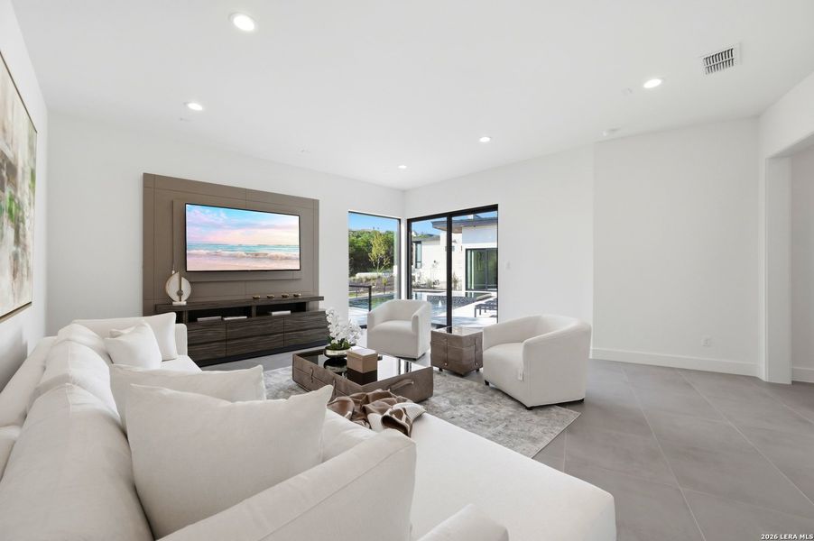 Furnished interior view inside a new home in , San Antonio (Image 12).
