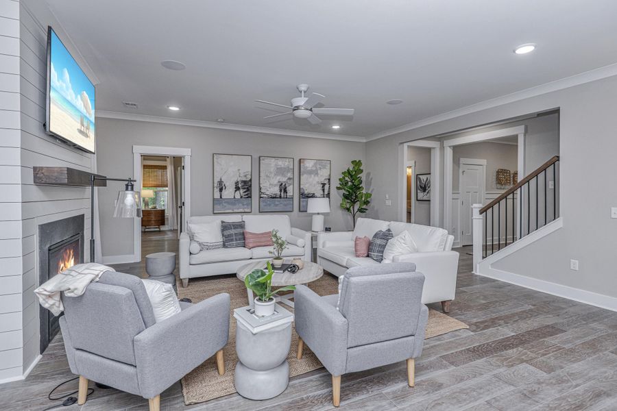 Furnished interior view inside a new home in Timothy Lakes, Ridgeville (Image 4).