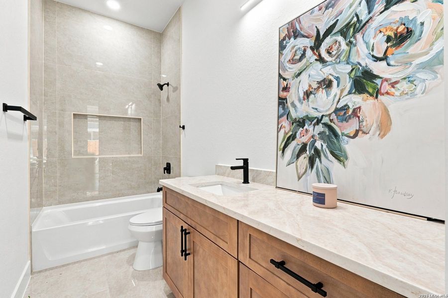 Furnished interior view inside a new home in , San Antonio (Image 13).