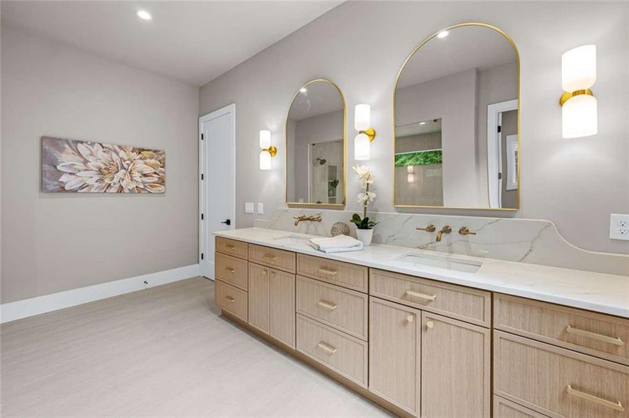 Furnished interior view inside a new home in , Atlanta (Image 53). Furnished interior view inside a new home in , Atlanta (Image 53).