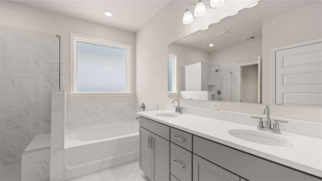 Furnished interior view inside a new home in , Locust Grove (Image 9).