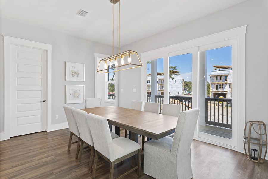 Representative furnished interior of a home built from the The Heron 20 by Brock Built in Twin Palms, Inlet Beach (Image 40).