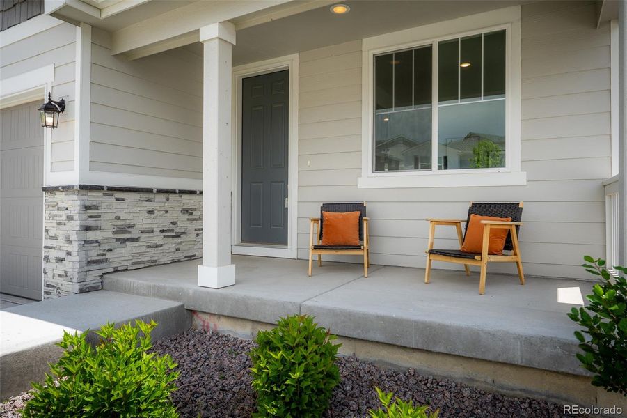 Furnished interior view inside a new home in , Colorado Springs (Image 37).