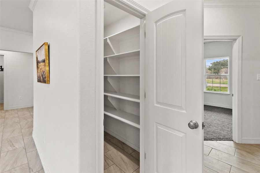 Furnished interior view inside a new home in , Brazoria (Image 7).
