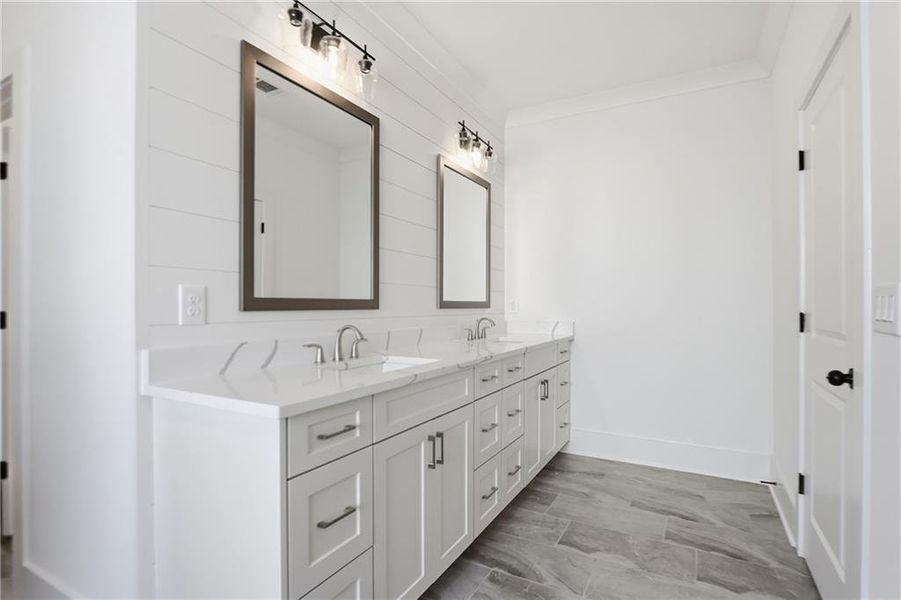 Furnished interior view inside a new home in , Roswell (Image 17).