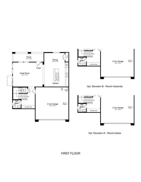 2D floor plan layout of this home in Parkside, Avondale, AZ (Image 2). 2D floor plan layout of this home in Parkside, Avondale, AZ (Image 2).