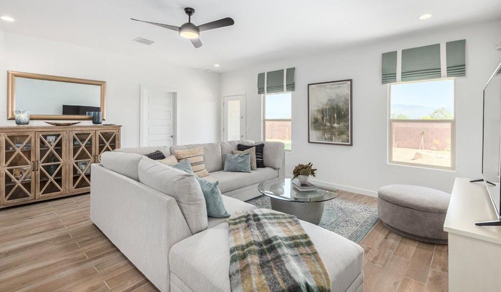 Furnished interior view inside a new home in Hanson Ridge, Vail (Image 10).