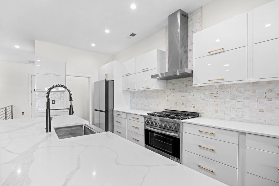 Furnished interior view inside a new home in , Pawleys Island (Image 15).