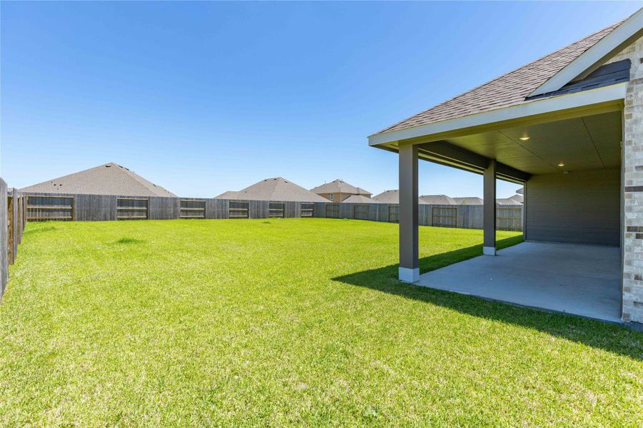 Exterior details and patio area of a home in River Ranch Estates, Dayton (Image 29).