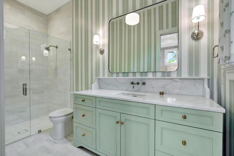 Marble Guest Bath 1 Marble Guest Bath 1