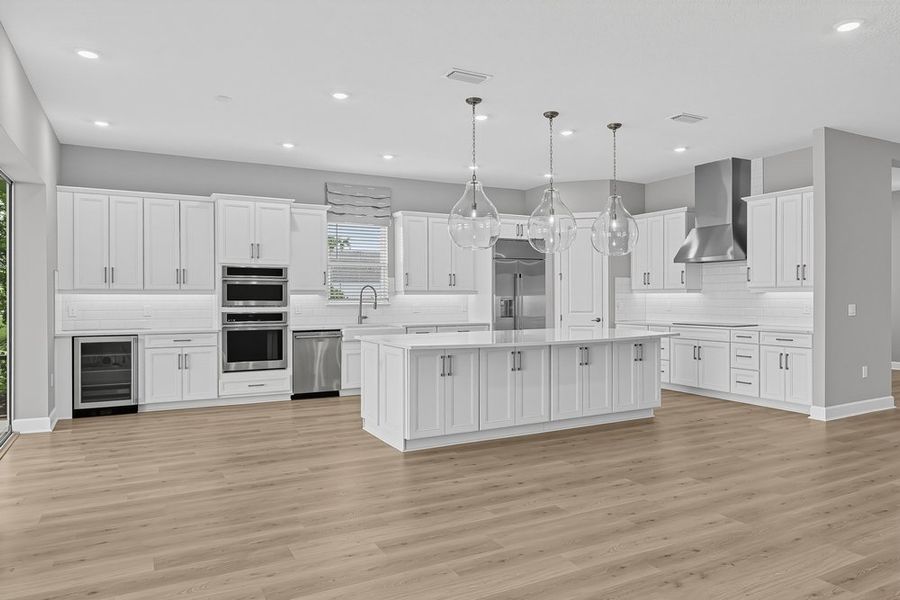 Furnished interior view inside a new home in Westview Community Group Page, Kissimmee (Image 14).