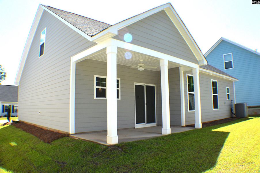Exterior details and patio area of a home in Bickley Station, Irmo (Image 4).