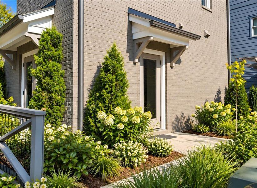 Exterior details and patio area of a home in Stillwood, Hapeville (Image 19).