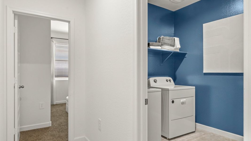 Furnished interior view inside a new home in Magma Ranch Vistas, Florence (Image 29).