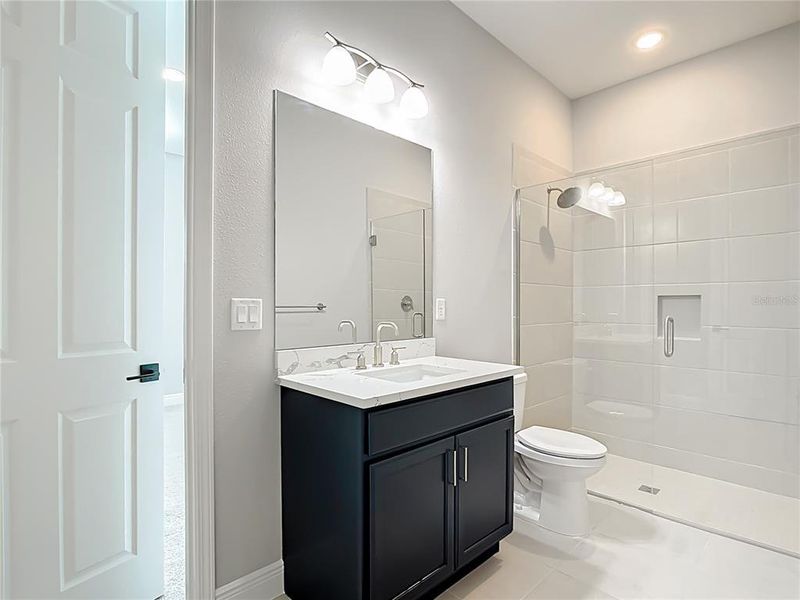 Furnished interior view inside a new home in Hampton Lakes, Sarasota (Image 47). Furnished interior view inside a new home in Hampton Lakes, Sarasota (Image 47).